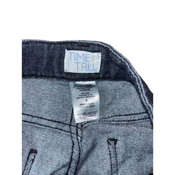 Time and Tru Size 6 Loose Fit Wide Leg Lite Denim Jeans - Picture 4 of 6